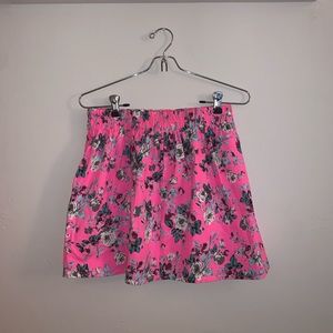 Floral Pink Skirt